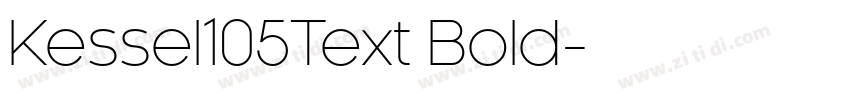 Kessel105Text Bold字体转换